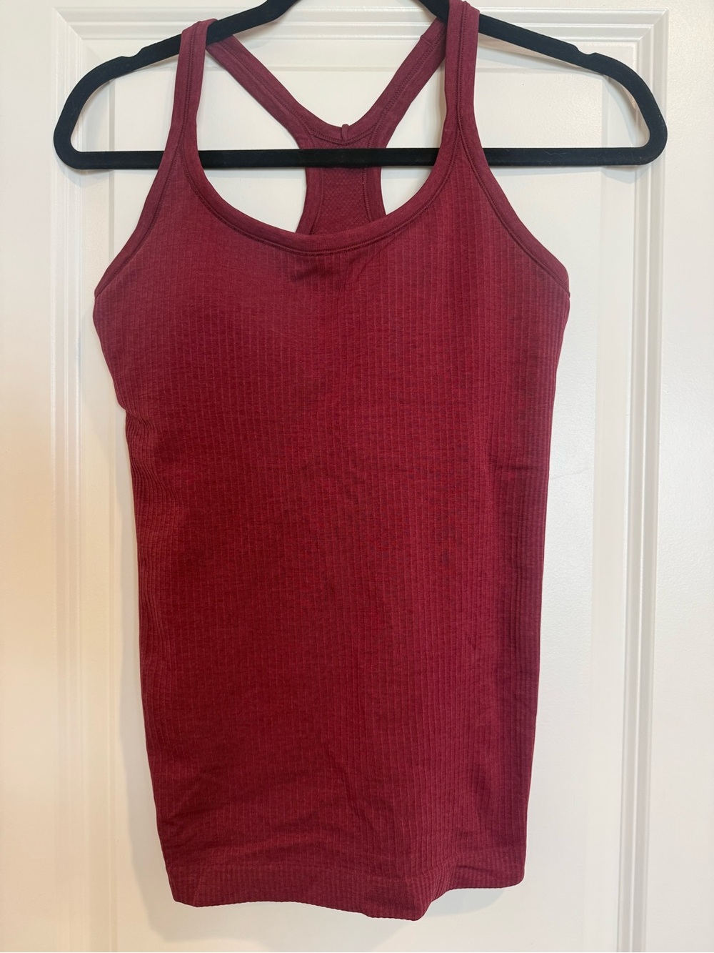 lululemon athletica Ribbed Racerback Tank - Burgundy